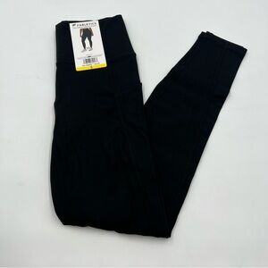Fabletics Oasis prelude black small leggings W pockets. NWT retail $68
